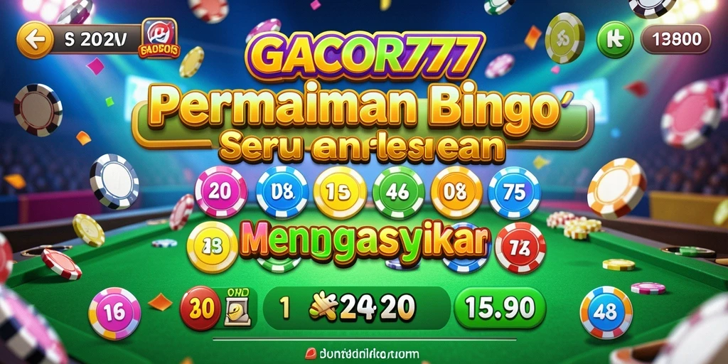 Tampilan gameplay seru dan interaktif dari GACOR777 Bingo.