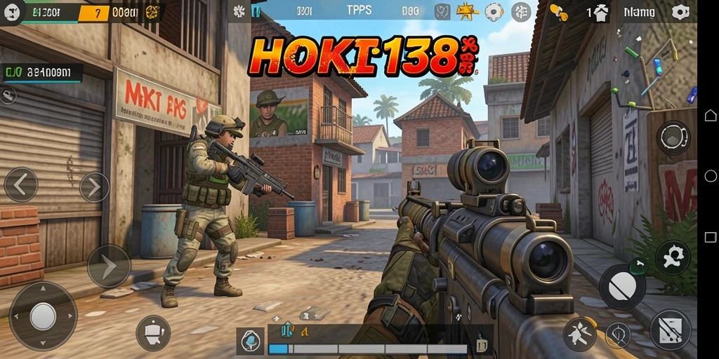Tampilan gameplay HOKI138 dengan aksi tembak-menembak yang mendebarkan.